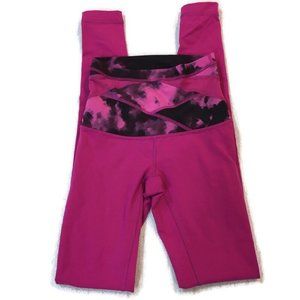 LULULEMON Wunder Under Hi- Rise Reversible legging. Pink/Purple. Size 2